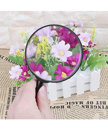 Magnifying 90mm Handheld Magnifier 5X Reading Map Newspaper Magnifying Glass Jewelry Loupe 28TC Good Times - Buy Online on GoSupps.com