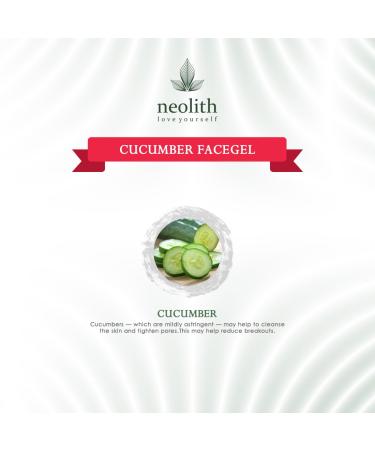 NEOLITH Cucumber Face Gel || Brightening Moisturizing || Paraben Free || 100gm - Buy Online on GoSupps.com
