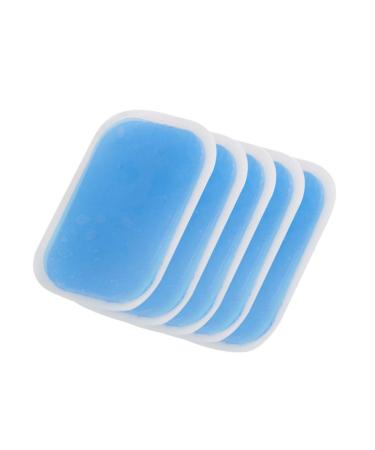 Gleavi 50 pieces leaf gel pads for abdominal stimulators Training equipment Fitness Matte Fitness Matte Fitness Pads Gelpads for Bollenoner replacement gelpads Massage Gel-Pad Fitness sticker 50PCs blue
