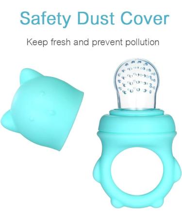 Kocan Baby Fruit Feeder - Silicone Pacifier Set (S/M/L) for Toddler Tooth Relief - 2 Pack Baby Food Feeder for Safe Easy Feeding - Buy Online on GoSupps.com