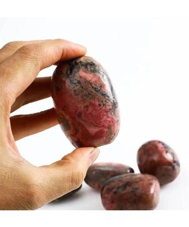 Natural Crystal Rough Crystal 500g Natural PolishedCrystal Pink Rhodonite Tumbled Stone Can be Used for Natural Stones Household yuebang - Buy Online on GoSupps.com