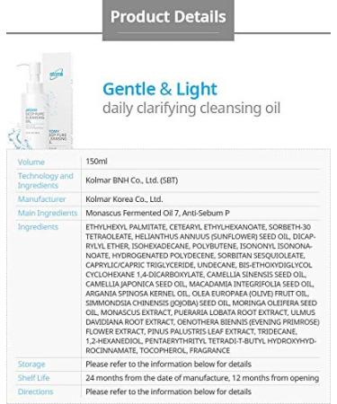 Atomy Deep Pure Cleansing Oil | Deep Cleansing Oil for Radiant Skin | International Shipping Available - Buy Online on GoSupps.com