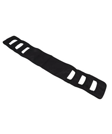 Atyhao Transfergurt Gaporing belt breathable patient transfer belt made of mesh mobility aid padded adjustable handles for disabled people (black)
