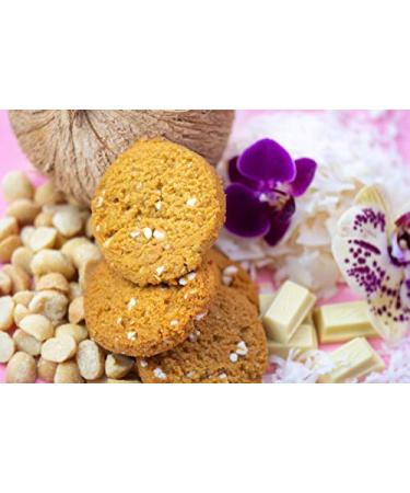 Bake City Cookie Plus Keto | Hawaiian Cookies (12 pack) 1oz | Gluten Free, 0g Sugar, 1.5g Net Carbs, Good Fats, 5g Protein, Kosher - No Artificial Flavors - Buy Online on GoSupps.com