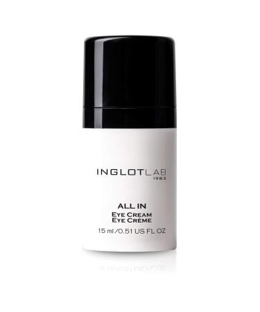 Inglot Lab All in Eye Cream eye cream against unwanted dark circles or swelling won redness with hyaluronic acid and vitamin B3 15 ml