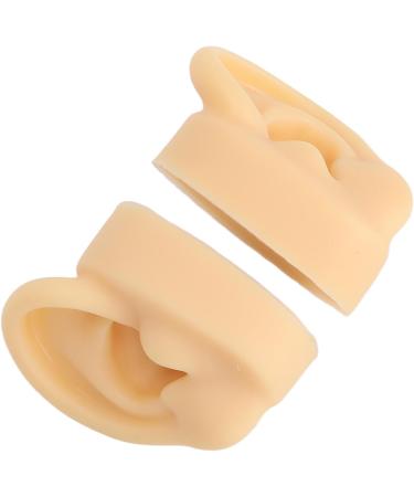 Flexible Silicone Ear Model for Earrings Earphones Display Lifelike Easy to Use Multifunctional Reusable Portable Practice Fake Ear Model (Light Beige) - Buy Online on GoSupps.com
