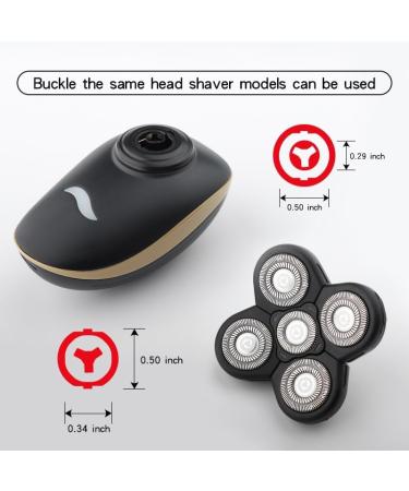 Buy 5D Electric Head Shaver for Bald Men - USB Rechargeable Waterproof & Portable | Best Hair Clipper & Beard Trimmer - Buy Online on GoSupps.com