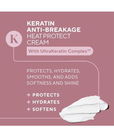 Infusion K Blow Dry Thermal Protect Cream - UltraKeratin Complex | Heat Protectant for Anti-Breakage | Hydrating & Damage Prevention | Smooth, Shine & Color Safe | Paraben & Cruelty Free | USA Made - 6 oz - Buy Online on GoSupps.com