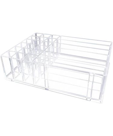 IMIKEYA Lipstick Stand 2 Pcs Makeup Storage Case Makeup Holder Display Makeup Case Storage Box Eyeshadow Palette Powder Transparentx2pcs 24.7X18.2X7CMx2pcs - Buy Online on GoSupps.com