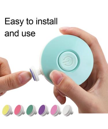18-Pack Baby Nail Trimmer Replacement Pads & Electric Grinding Heads | Safe Baby Nail File Care - Buy Online on GoSupps.com