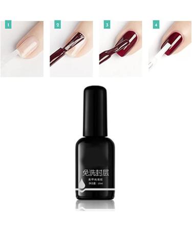 High Gloss Nail Top Coat Extended Gel Polish Shine Protection Universal with Gel 15ml - Buy Online on GoSupps.com