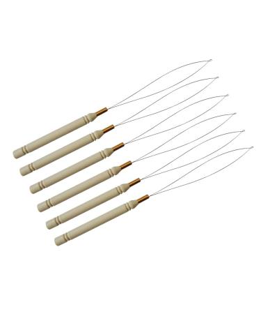 Pieces Hair Extension Loop Needle Microring Needle Hook Beading Tool for Hair Feather Extensions - Buy Online on GoSupps.com