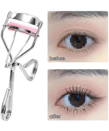 Effortless Lash Curler: Instant Eye-Opening Effect Easy-to-Use Eyelash Curling Tool-Design for Home & Travel(Pink A) - Buy Online on GoSupps.com