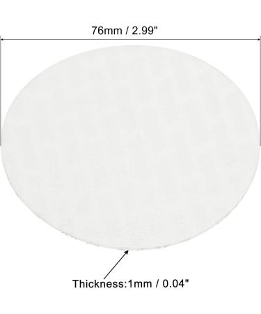 PATIKIL 76mm/2.99" Foam Lid Liner 50 Pack PS Foam Resistant Tamper Pressure Sensitive Seal for Bottle Cap Liners Seals - Buy Online on GoSupps.com