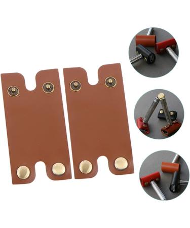 Plafope Leather Razor Storage Case - 2-Piece Protective Shell for Smooth Razor | Durable Brown 8.5x4.5cm - Buy Online on GoSupps.com