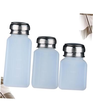  Ipetboom Ipetboom 3-Pack Pump-Filled Nail Polish Remover Bottles for Liquid Storage Bottles for Travel and Home Toiletries Detachable Design for Easy Refilling - Buy Online on GoSupps.com