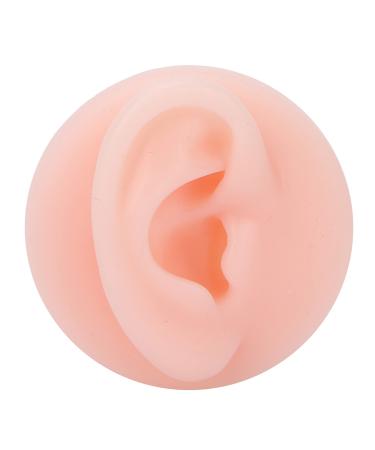 Brrnoo soft silicone ear model fake ear display Example earmakup point exercise model for acupuncture jewelry audio music recording education (right)