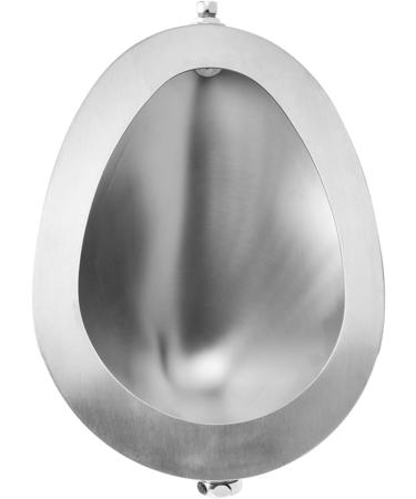 Household Products 304 Stainless Steel Urinal Wall-Mounted Men's Urinal with Automatic Flushing Concealed Toilet Urinal Trough with Drain Pipe Suitable for Family Bathroo - Buy Online on GoSupps.com