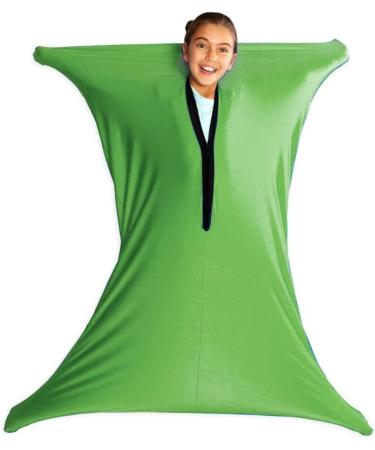 BANTASE Sensory Sox Stretchy Body Socks Full-Body Wrap To Relieve Stress Hyposensitivity Great For Boys Girls With Autism Anxiety (Color : Gr n Size : M) M Gr n