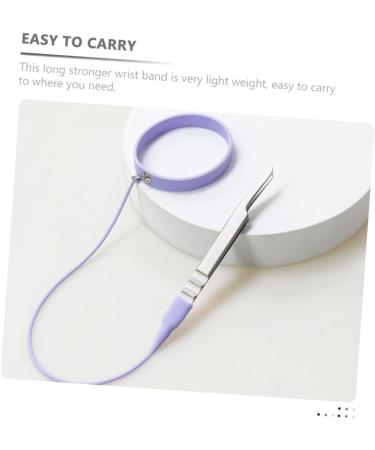 SKISUNO Eyelash Tweezers Extension Supplies Eyelash Extension Tweezers Protector for Eyelashes Eyelash Extensions Eyelash Extension Tool Eyelash Extension Supplies Silica Gel Purple - Buy Online on GoSupps.com