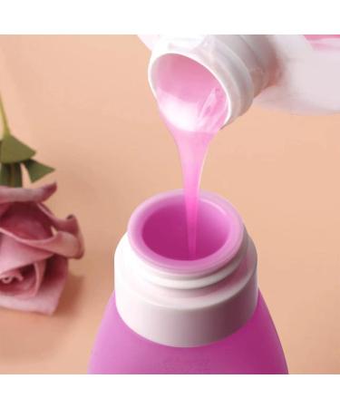 Travel Bottles Set - 8 Waterproof Silicone Bottles & Transparent Cosmetic Bag for Shampoo & Cosmetics (89ml) | International Shipping - Buy Online on GoSupps.com