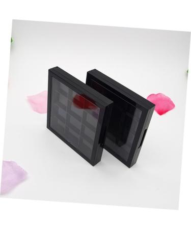 FOYTOKI 4 Pcs 12 Empty Eyeshadow Palette Empty Eyeshadow Dish Depotting Makeup Containers DIY Empty Black - Buy Online on GoSupps.com