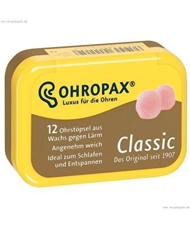 Ohropax Classic Moldable Wax Earplugs - 2 Packs (24 Earplugs) | Best Noise Reduction & Comfort | International Shipping Available - Buy Online on GoSupps.com