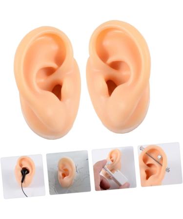 Healifty 4 Pcs Silicone Earrings Ear Piercing Jewelry Set - Soft Ear Models for Piercing Simulation - Human Body Ear Models - Assorted Colors - Buy Online on GoSupps.com