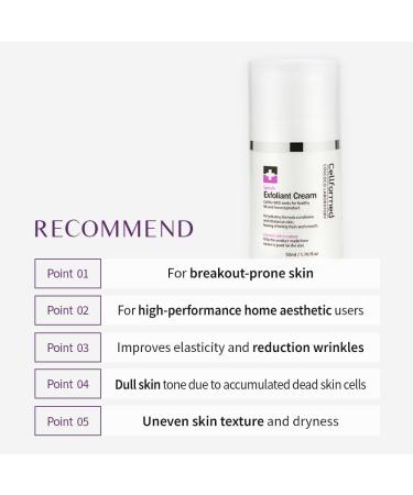  BQCELL Spicule Exfoliant Cream 50ml Gentle Exfoliating for Acne-Prone Skin Pore Care Brightening Wrinkle Support Daily Facial Peeling Cream Korean Beauty Made in Korea - Buy Online on GoSupps.com