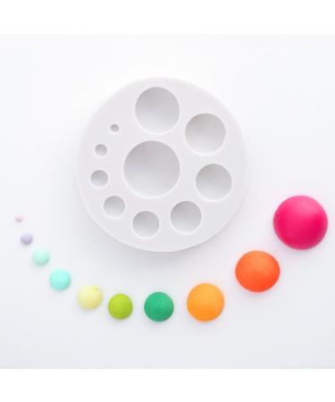 KALAIEN Dome Cabochon Gemstone Silicone Mold for Cake Decoration, Cupcake Topper, Polymer Clay, Resin Epoxy, Jewelry Making - Small (2.7 inch) - Buy Online on GoSupps.com