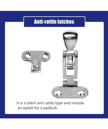 Marine Grade Boat Door Hatch Anti-Rattle Latches - 316 Stainless Steel (2 PCS) - Buy Online on GoSupps.com
