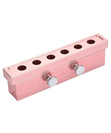 Dingln 12.1 DIY Lipstick Mold Aluminum Alloy Rose Gold Double Uses Lip Balm Maker Tool (6 Holes)