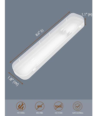 Travel Toothbrush Case - Lapfoon Holder for Manual Toothbrush 8.6x1.8x1.1 Inch (1 Pack) - Buy Online on GoSupps.com