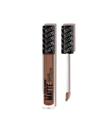L.A. COLORS Matte Liquid Lip Color Suede 1 Ounce (CLG402) - Long-Lasting Formula - Buy Online on GoSupps.com