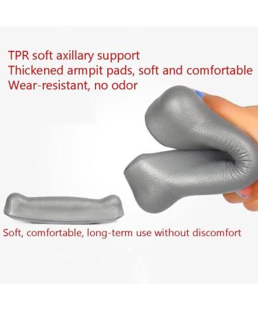 Walking Crutches Medical Underarm Crutches for Adults Lightweight Adjustable Axillary Crutches Stainless Steel Walking Stick with Comfortable Handle Pads for Women Men Lightweight Walking Aid Single Large - Buy Online on GoSupps.com