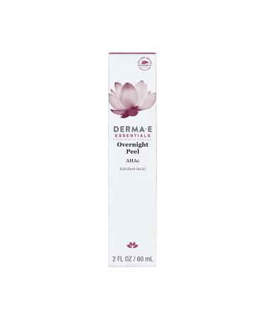 DERMA E Overnight Peel 2 fl oz - Alpha Hydroxy Acid Mask for Acne Scars, Uneven Skin & Hyperpigmentation - Buy Online on GoSupps.com