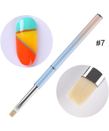 POPETPOP Manicure Tools Nail Tools Nails Gel Rhinestone Tool Nail Gel Nail Flower Nail Art Brush Nail Art Liner Manicure Liner Nail Art Pen Carved Dot Pen Size 7 As Shown - Buy Online on GoSupps.com