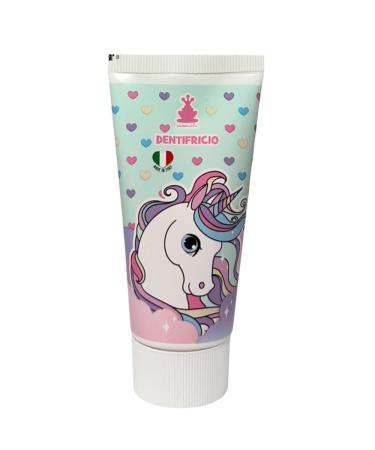 CARTOON Unicorn Strawberry Flavored Children's Toothpaste with Anticavity Sodium Flour 50ml