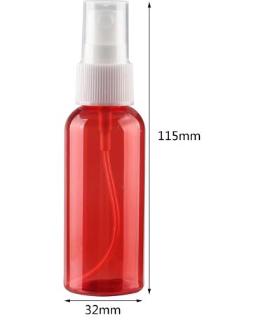 Zeoabsy 12-Pack 50ml Red Spray Bottles - Fine Mist Atomizer & Perfume Pump for Travel & DIY - Buy Online on GoSupps.com