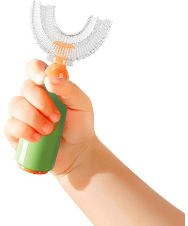 Kids 360 U-Shaped Rocket Toothbrush - 4 Pack | Food Grade Silicone | Ages 2-8 - Buy Online on GoSupps.com