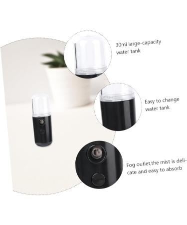 CANIGHT 1pc Portable Humidifier Hand Facial Mister Essential Oil Humidifiers Portable Diffuser Black Plastic - Buy Online on GoSupps.com
