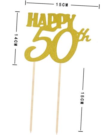 COLLBATH 12pcs Birthday Cake Toppers Th Birthday Shimmer Prais Party Supplies Insert Card Decor Glitter Cupcake Picks Bamboo Plug in - Buy Online on GoSupps.com