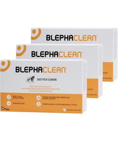 Blephaclean 60 Sterile Eyelid Wipes for Blepharitis - Free Shipping - Buy Online on GoSupps.com