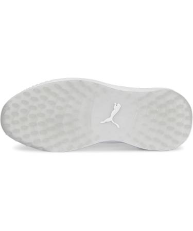 PUMA Men's Ignite Elevate Golf Shoe - 39 EU | Puma White & Silver | International Shipping Available - Buy Online on GoSupps.com