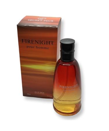 Secret Plus FIRENIGHT pour homme - 3.4 Fl Oz - Notes: Cedar Orange and Sandalwood