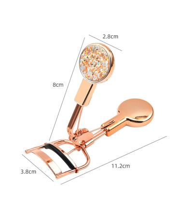 Professional Eyelash Curler - Portable Rose Gold Makeup Tool for Stunning Lashes | International Shipping Available - Buy Online on GoSupps.com