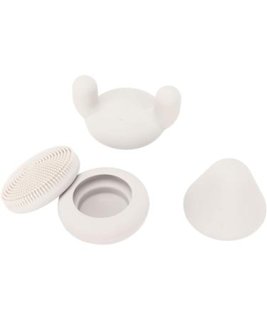 Muscle Massage Head Accessories Set - 4 Silicone Mini Massage Device Heads for Deep Tissue Relief - Light Gray - Buy Online on GoSupps.com