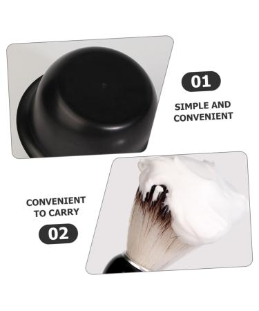 Premium Dressoos Hairdressing Set: Soap Cup Razor Brush & Shaving Bowl for Men - Perfect Beard Grooming Essentials - Buy Online on GoSupps.com