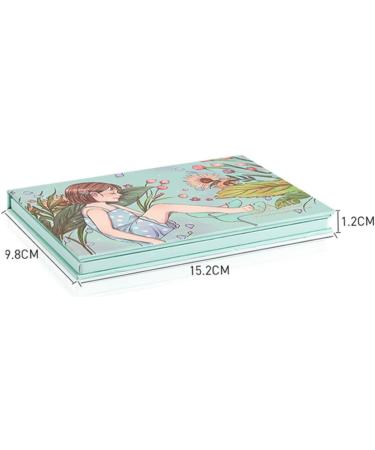 FOMIYES 2 Pcs Glitter Eye Shadow Eyeshadow Rainbow Makeup Accessories Eyeshadow Palette Polarized Childhood 1 count (Pack of 1) Greenx2pcs - Buy Online on GoSupps.com