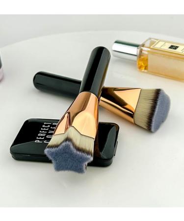 Shop Foundation Brushes for Flawless Coverage | Blush & Bronzer Brush Set - Heart Shape Black & Red - Buy Online on GoSupps.com